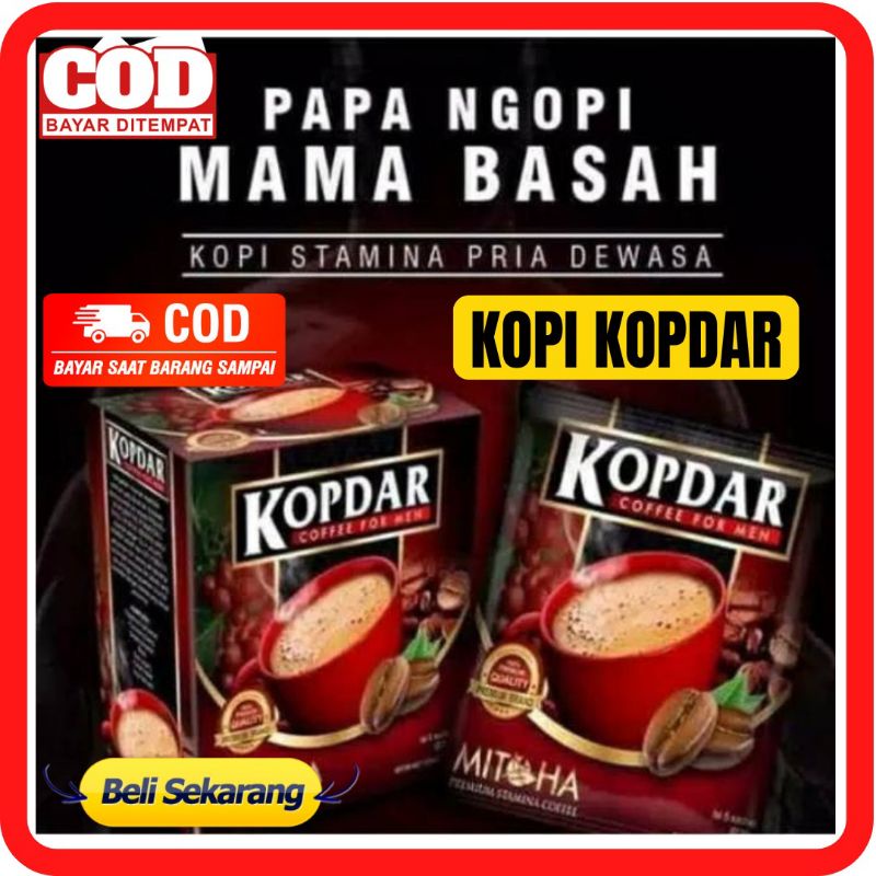 (AGEN RESMI) KOPI KOPDAR ORI 100% KOPI KOPDAR ASLI KOPI STAMINA PRIA DEWASA & KOPI KEJANTANAN PRIA D