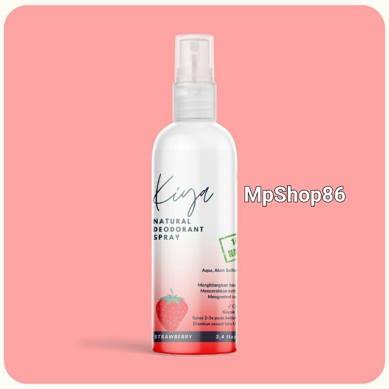 DEODORANT SPRAY KIYA NATURAL 100% 0 ALKOHOL