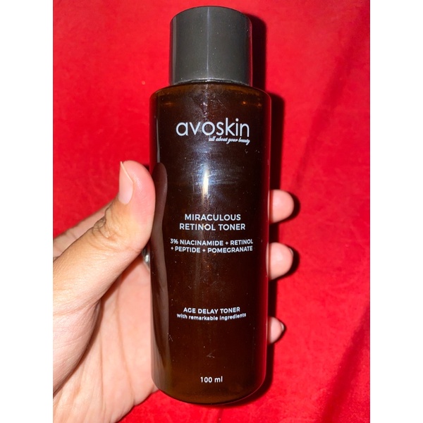 ( preloved ) AVOSKIN MIRACULOUS RETINOL TONER