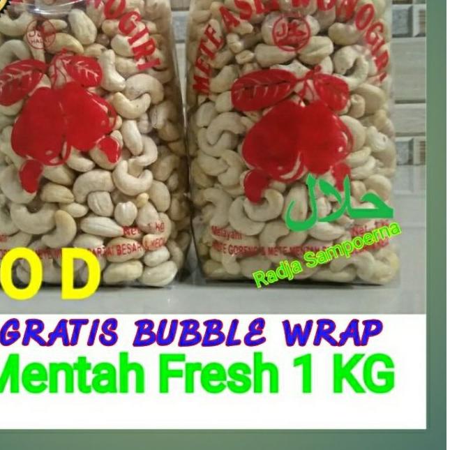 

NEW | JKH|KACANG METE MEDE CASHEW NUT MENTAH FRESH MURAH TERLARIS 1kg