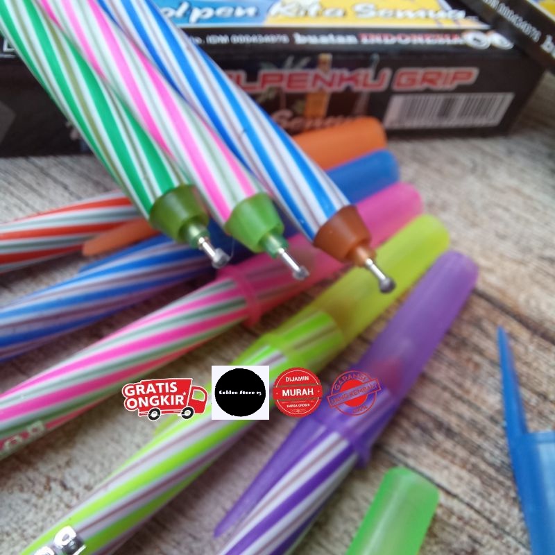 

BOLPENKU/pulpen murah/pena ulir/pen warna hitam/alat tulis