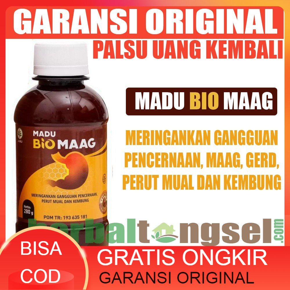 Madu Biomaag Original Madu Bio Maag untuk Asam Lambung Asli Obat Maag kronis, Asam Lambung, GERD