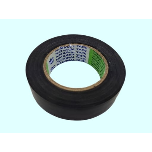 Isolasi Listrik NATIONAL HITAM / Solasi Kabel Nasional Electrical Tape 5 mils x 3/4&quot; x 20 yard