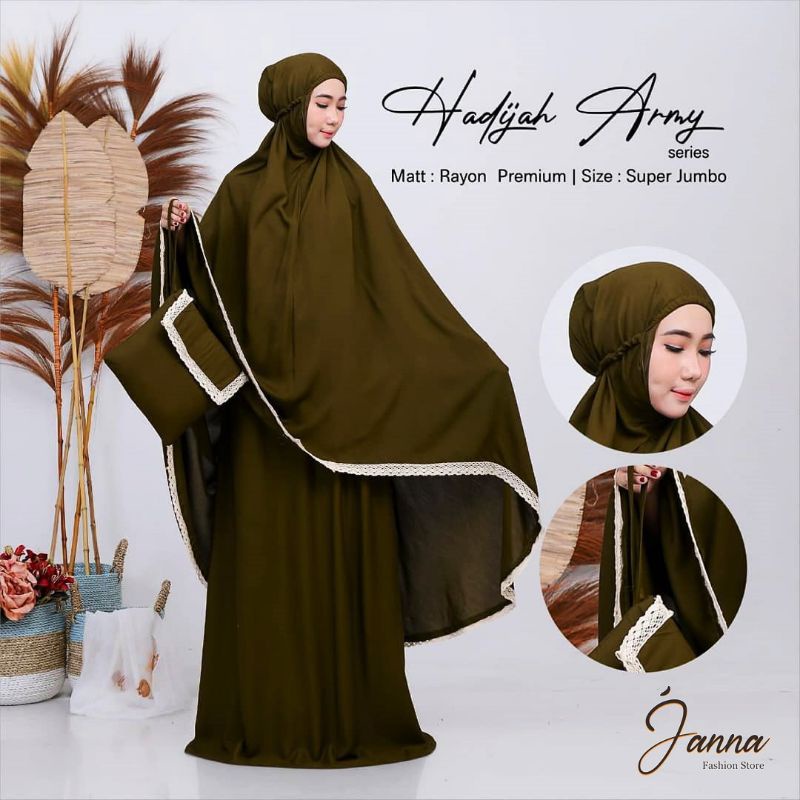 HADEJAH MUKENA SUPER JUMBO BY JANNA