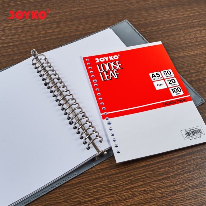 

Refil Binder / Isi Binder / Loose Leaf A5 - Joyko Loose Leaf A5 isi 50 Lembar - Loose Leaf Isi Kertas Binder Joyko