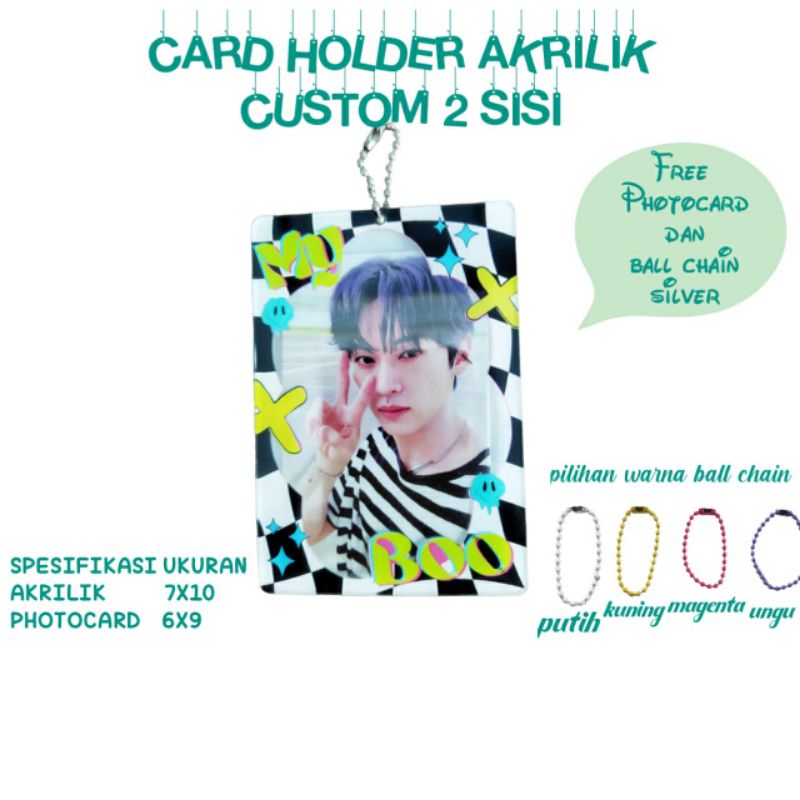 Photocard Holder Custom 30.000an