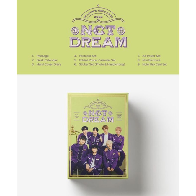 [BACA DESKRIPSI] Season Greeting 2022 NCT DREAM (Member Set)