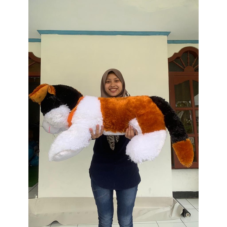 SNI BONEKA KUCING JUMBO 1 meter CAT ESMERALDA SNI untuk kado ulang tahun anak pacar teman laki perempuan pria wanita cowok cewek   gemes import ori premium original JUMBO BESAR MINI KECIL  everly.id everlyid gemoy lucu