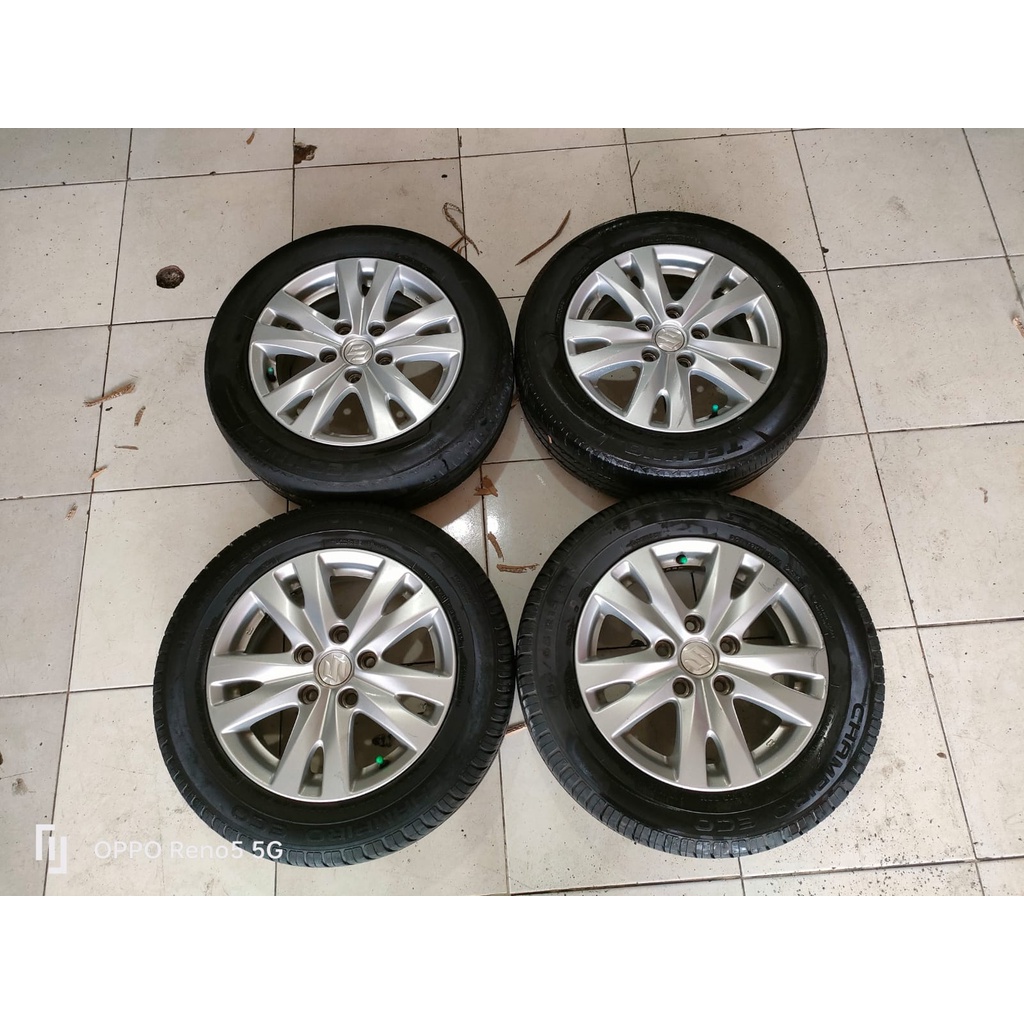 Velg Mobil Seken Ring 15 Baut 5 STD ERTIGA R15X5,5 H5X114,3 ET40 BAN 185 65 R15