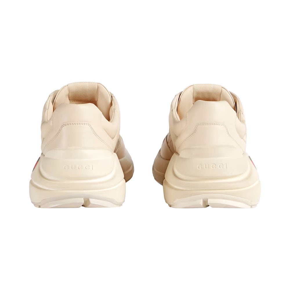 GG Men Rhyton Classic Leather Sneakers 100% Original