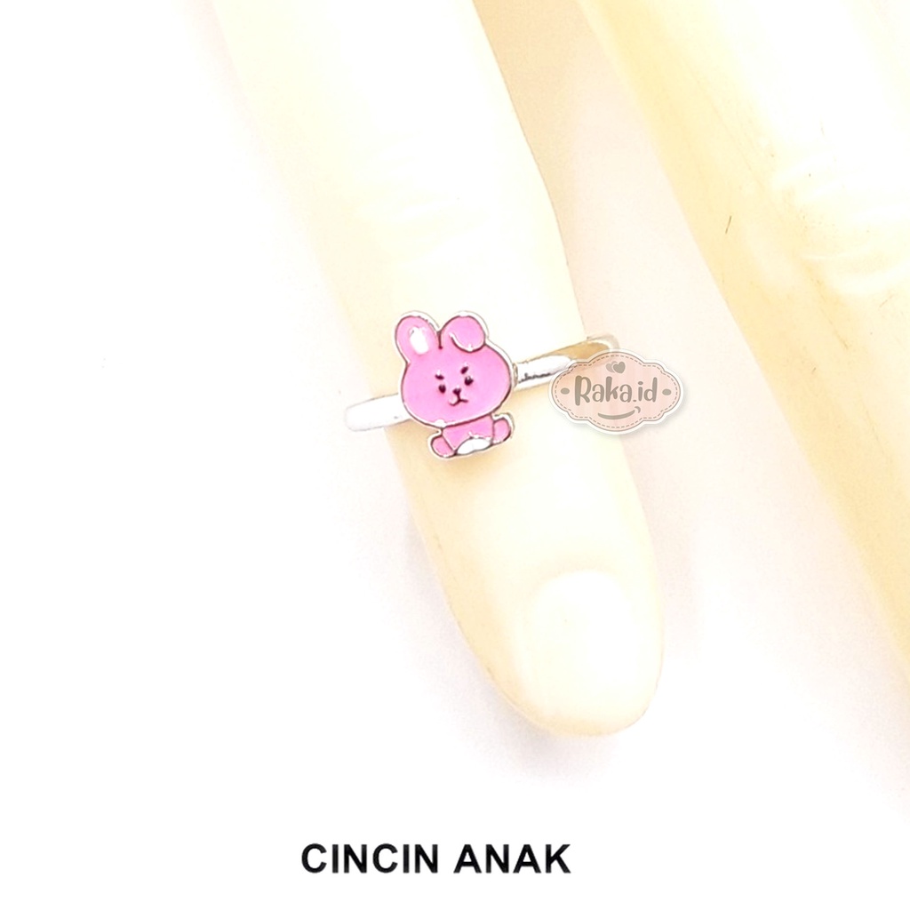 Cincin Anak Motif Cooky BT21 Perhiasan Cantik Anak 1040