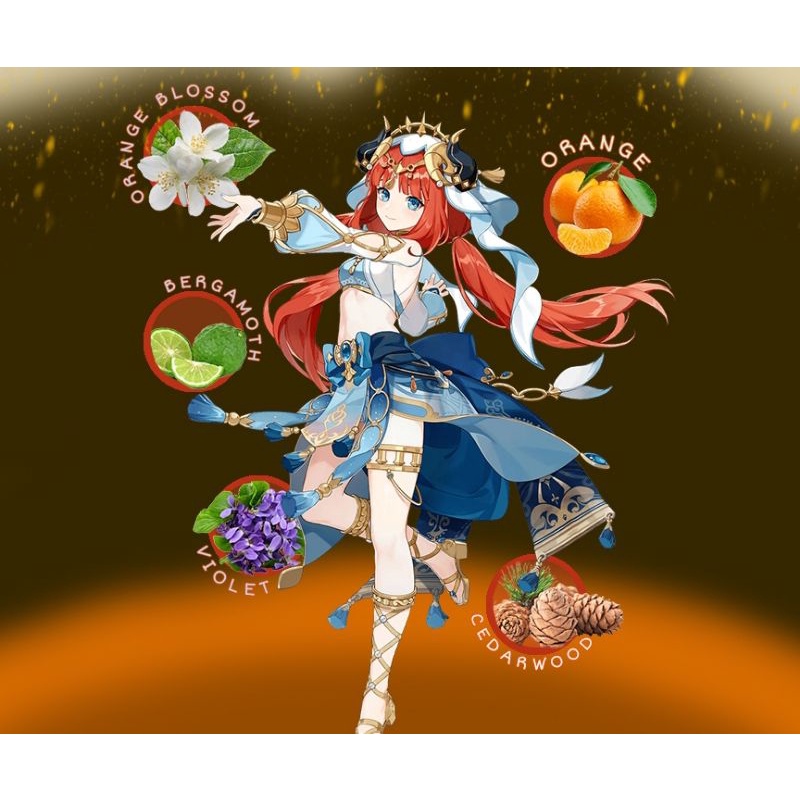 Inspired Perfume Genshin Impact Nilou 35ml