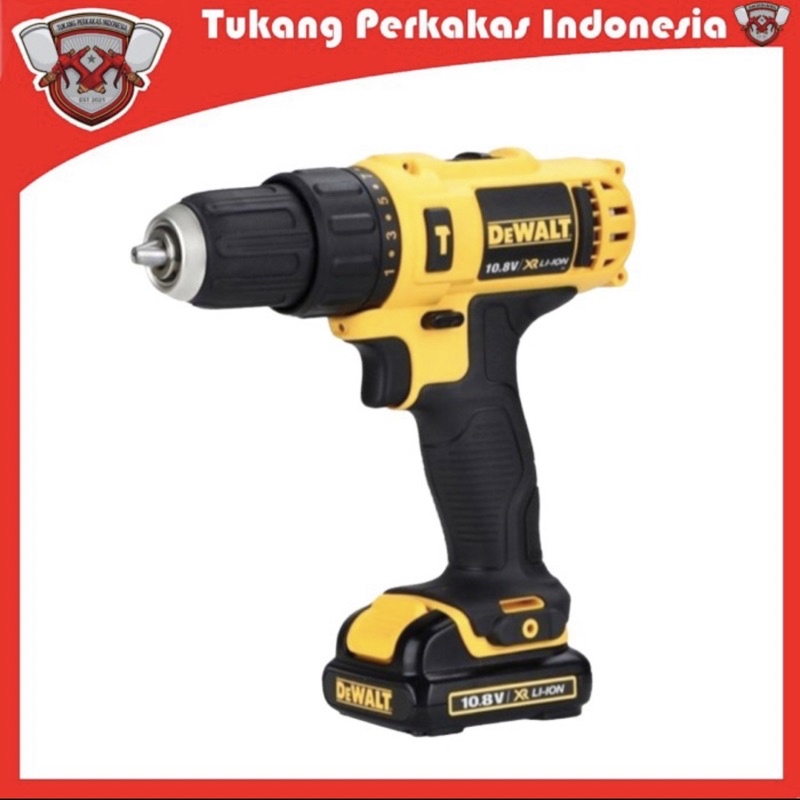 Dewalt Mesin Bor Baterai Cordless Hammer Drill DCD716C2K 10.8 volt