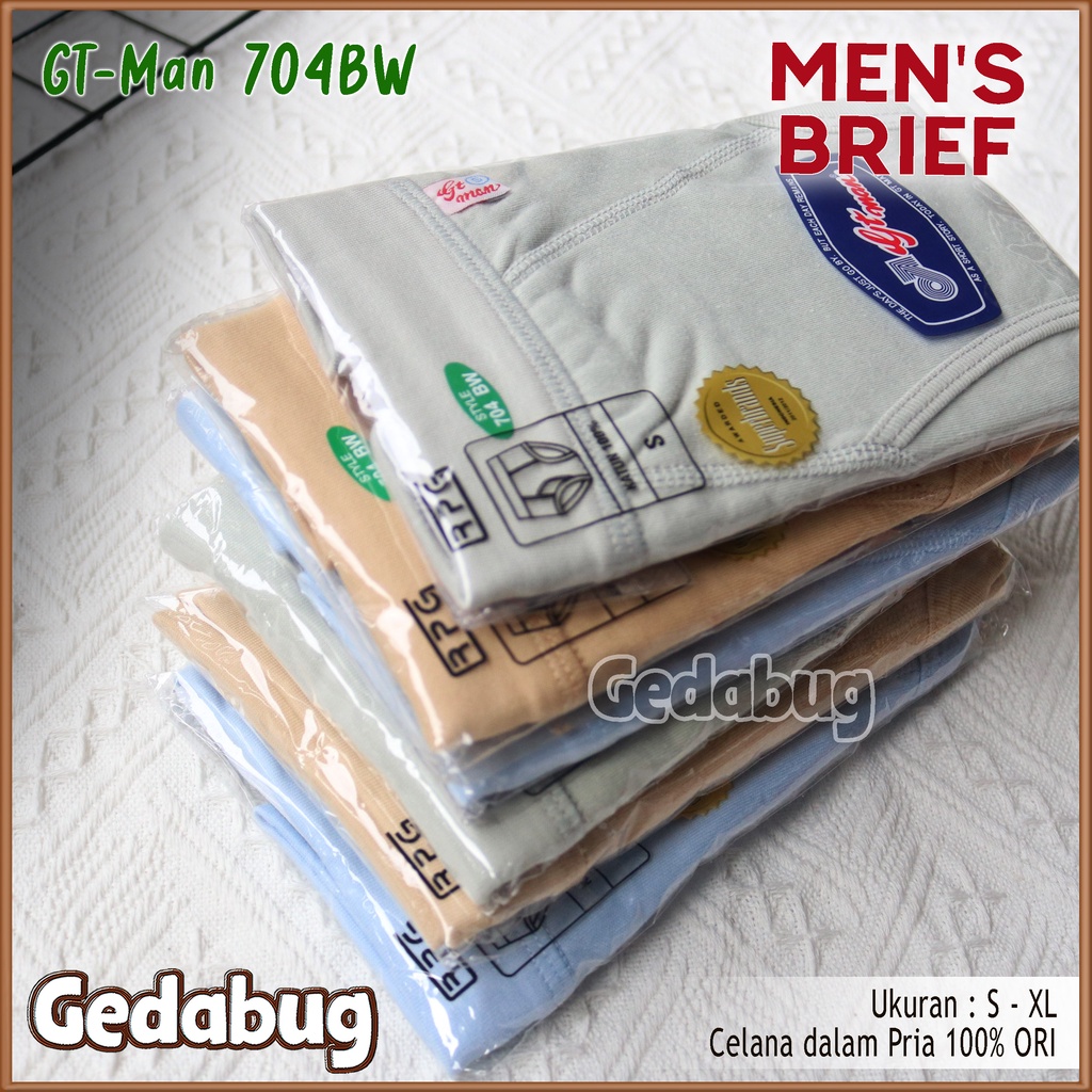 CD Pria GT-MAN 704BW Warna | Celana dalam pria dewasa Classic | Gedabug