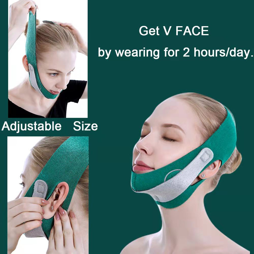 Ultra-thin Belt Strap Face Lift Up Belt Penghilang Double Chin Perban Pengangkat Wajah Ultra Tipis V-Shape Face Contouring Alat Pijat Wajah