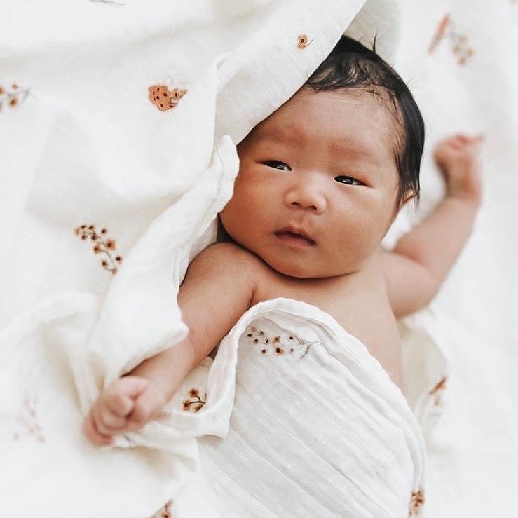 Mushie Swaddle / Bedong Selimut Katun Muslin