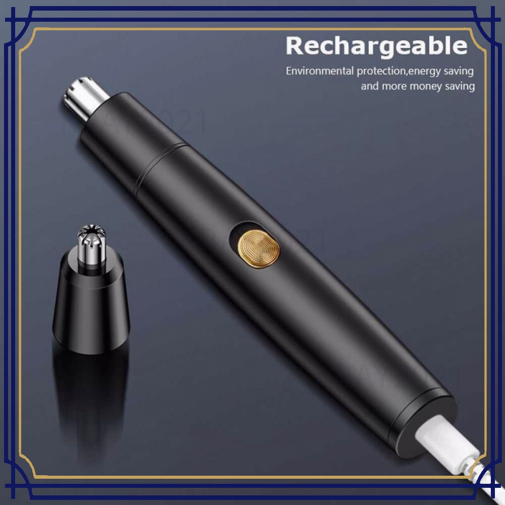 Alat Cukur Elektrik Nose Ear Hair Trimmer Rechargeable -HL342