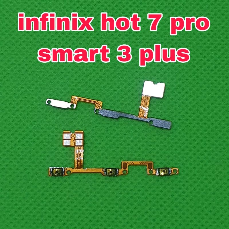 flexible flex on off volume infinix hot 7 pro / smart 3 plus