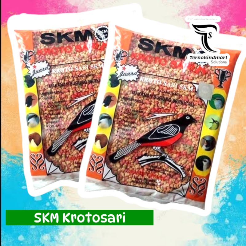 SKM Krotosari Halus Kasar Voer Burung Ciblek Pleci Jentet