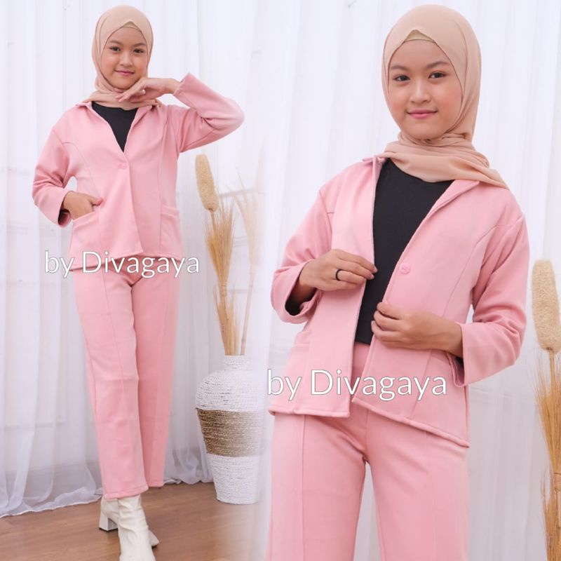 ONE SET BLAZER KRAH ANAK TERBARU