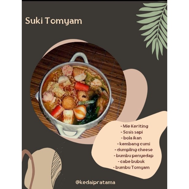 

Suki Tomyam || Korean Food