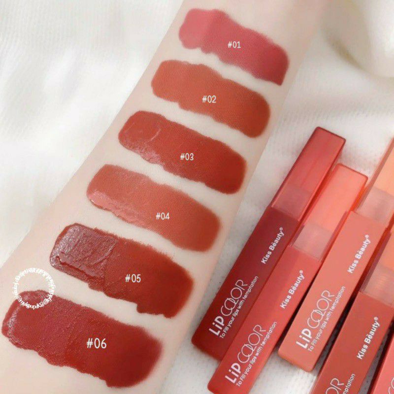 LIPSTIK WATERPROOF - LIPGLOS - LIPSTIK TAHAN LAMA DAN RINGAN - KB LIPCOLOR VELVET