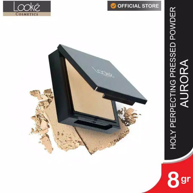 Looké Holy Perfecting Pressed Powder - Bedak looke padat - Bedak looke aurora - Bedak looke nasa ori