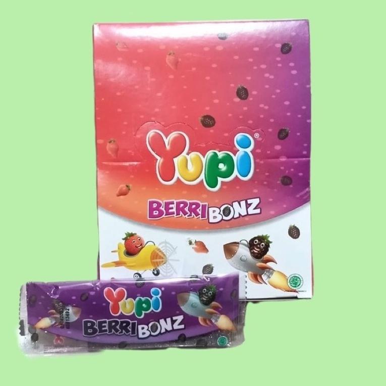 

Terupdate YUPI BERRI BONZ ISI 24pcs / PERMEN YUPI JELLY BERRY BERI BONZ LG9