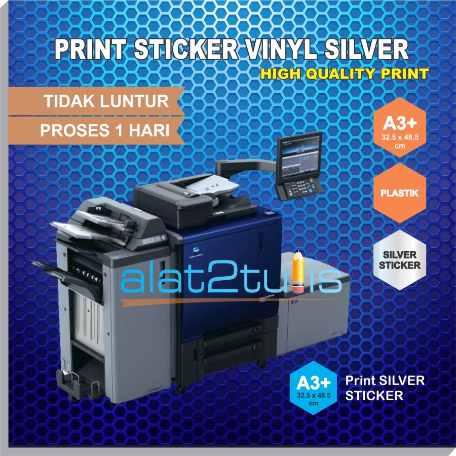 

Print A3 + warna cetak | sticker | STICKER SILVER