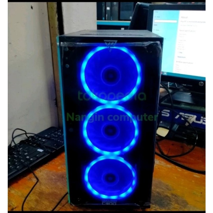 PC GAMING STREAMING I3 10100F VGA 4 GB RAM 16 GB SSD 256 GB LIKE NEW