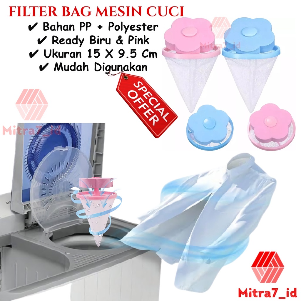 [M7] Kantong Penyaring Kotoran Pakaian Mesin Cuci / Filter Bag Mesin Cuci / Filtering Bag Washing Machine