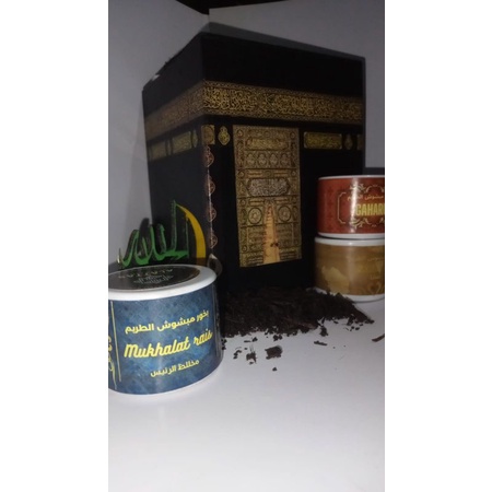 SATU PAKET dupa bakhoor tabur mabsoos 50gr serbuk gaharu super