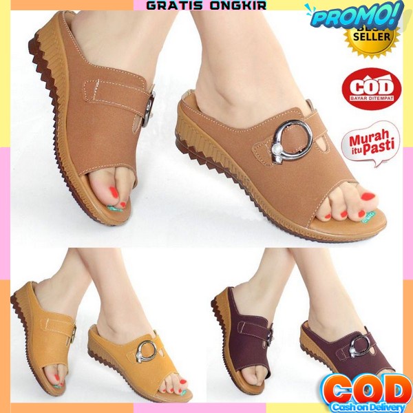 Ssndal Waita Lebaran Anti Slip Srandal Perempuan Sol Empuk Sanfal Wanits Dewasa Swndal Cewek Korean 