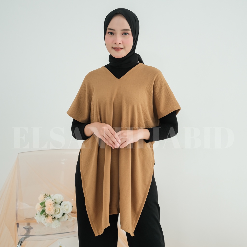 NAGITA LONG SQUARE BAHAN CRINKLE AIRFLOW/TUNIK