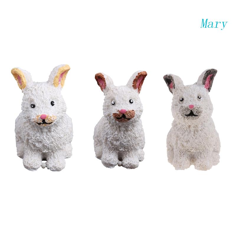 Mary Handmade Felt Hanging Ornamen Pohon Natal Tinggi 5cm Wol Felt Bunny Desktop Meja Dekorasi Paskah Untuk Pesta Rumah