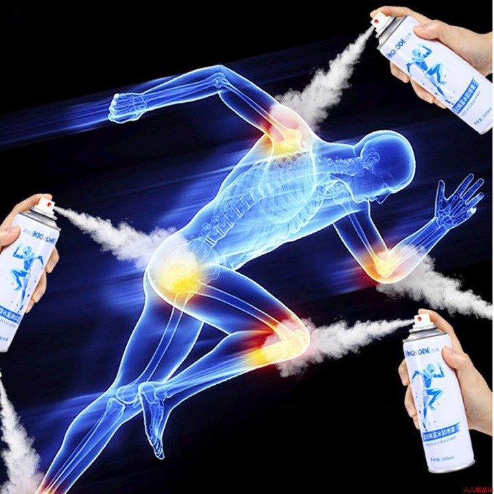 G-ORIi Semprotan Pereda Nyeri Spray Otot Peredah Nyeri Olahraga Fitness Traveling Pain Killer Cooling Spray 200 Ml M20cs Magicode White/blue Or-i