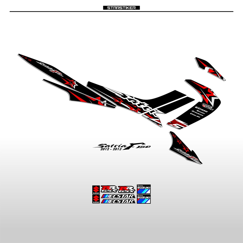 F2 / STRIPING SATRIA FU BARONG / R 150 / RAIDER 150 / 2012 / 2013 / SATRIA F 150 / SATRIA F150 / STO