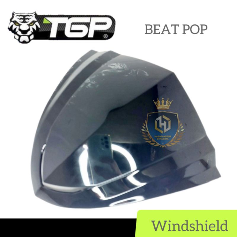 Visor variasi TGP Beat Pop windshield variasi Honda Beat Pop visor depan batok beat pop