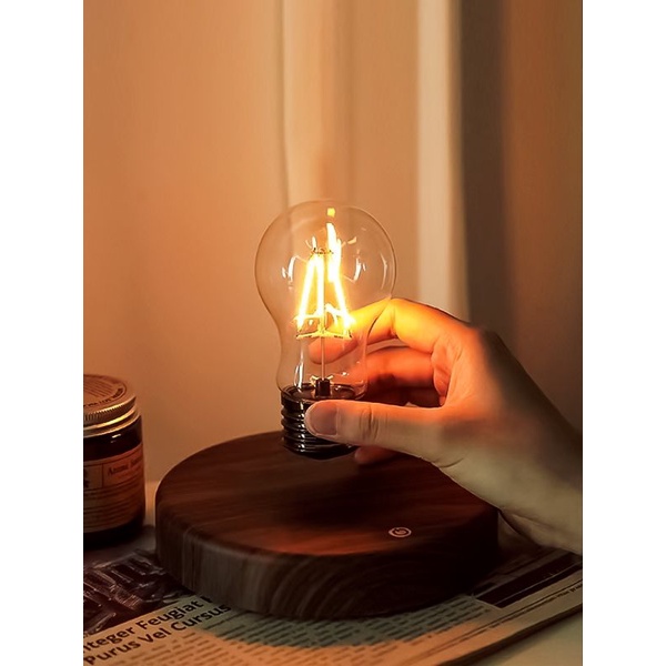 [ PPLUS ] Lampu Magnetic Levitaton Floating Light Bulb Levitating Lampu Melayang Hias Anti gravitasi Dekorasi Meja