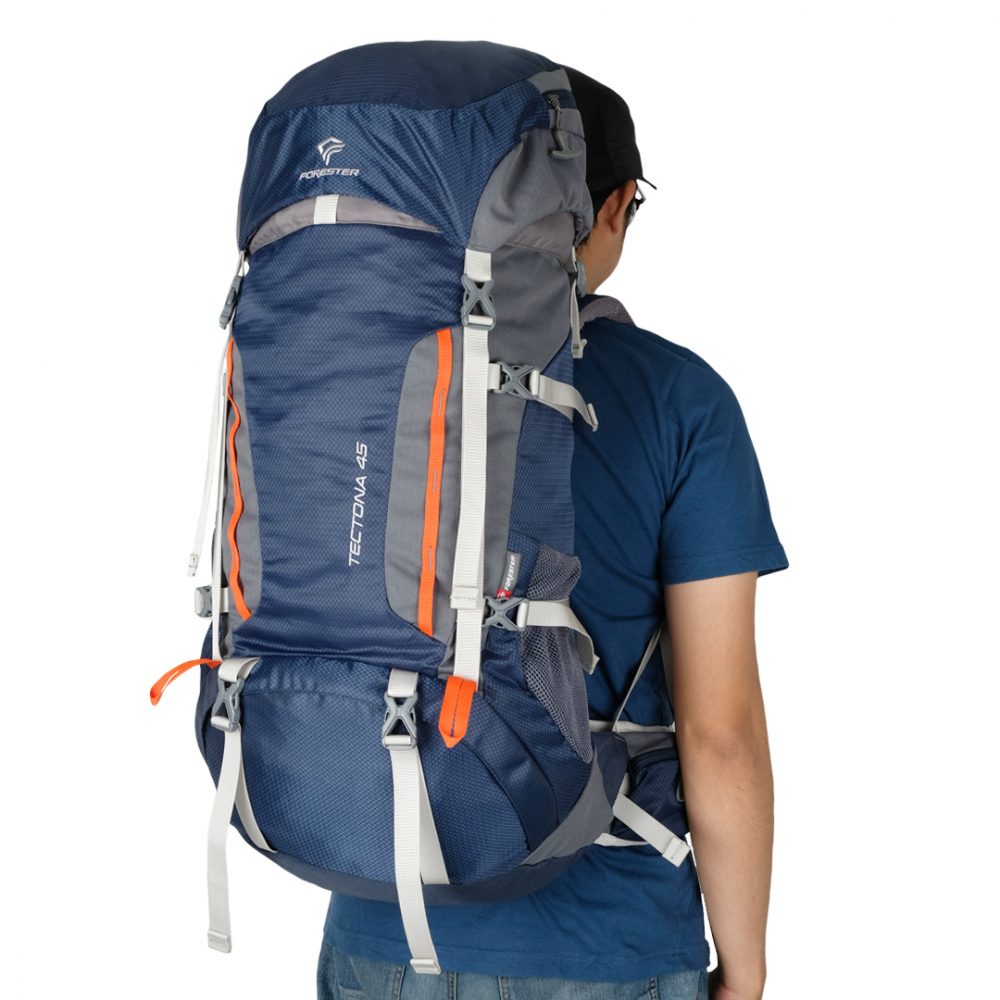 Tas Gunung Carrier Forester Tectona 45L Original 100% + Cover Bag