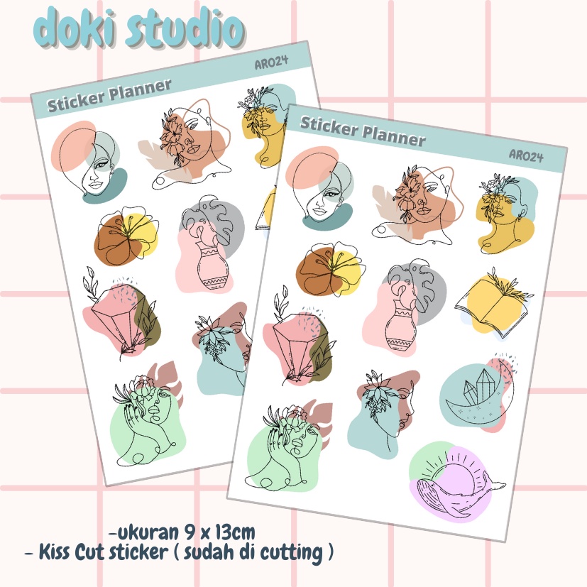 

[DOKI] Stiker Dekorasi Lucu / Sticker Journal / Stiker Aesthetic Memo Sticky Notes Journal Scrapbook Planner