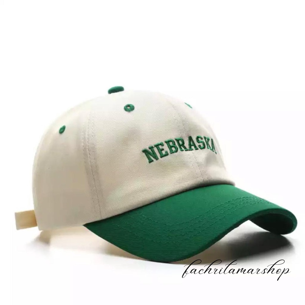 Free Diskon  Topi Baseball Pria dan Wanita caps NEBRASKA Terlaris bisa bayar di tempat