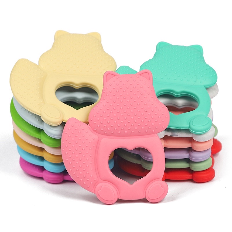 Teether Bayi Siliciene / Teether premium /Teether Baby / Gigitan Bayi dan Kotak penyimpanan