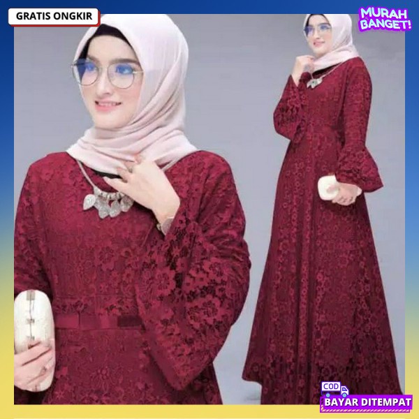 Dres Kekinian Dress Remaja Terbaru Gami Fashion Murah Syari Syar I Syarii Import Bju Ghamis Impor Baju Gamis Bj Games Wanita Muslim Terbaru Lebaran 2023 Bsju Muslimah Gmis Wnta Mewah Cewek Cod Pesta Kondangan Premium Gam (Cheras Store)    Maxi Yunita/M