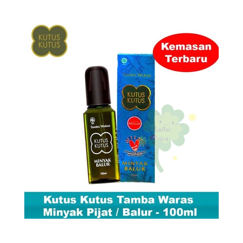 Kutus Kutus Minyak Balur Original Tamba Waras Obat Herbal 100ml 100 ml