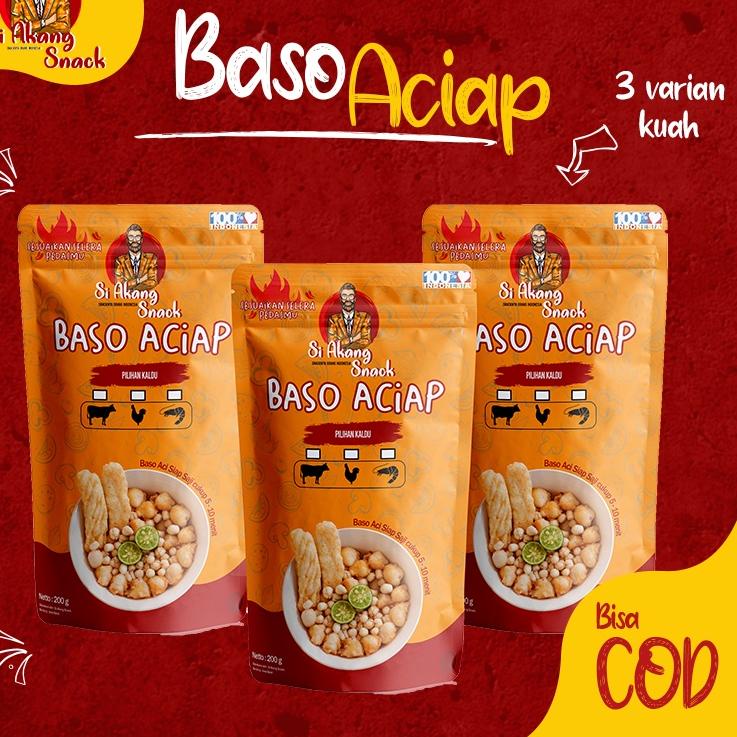 

【MEGA SALE】 BAKSO BASO ACI INSTAN SI AKANG SNACK BAPPER SEHOT BAPER BACIDUK TERCYDUK ENTIN JELETOT KYLAFOOD BOCI