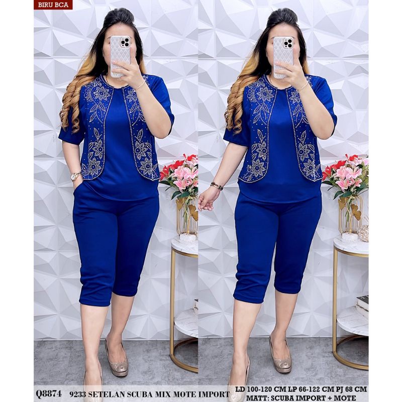 9233 STELAN SCUBA MIX MOTE IMPORT/STELAN WANITA JUMBO SET 2023 KEKINIAN