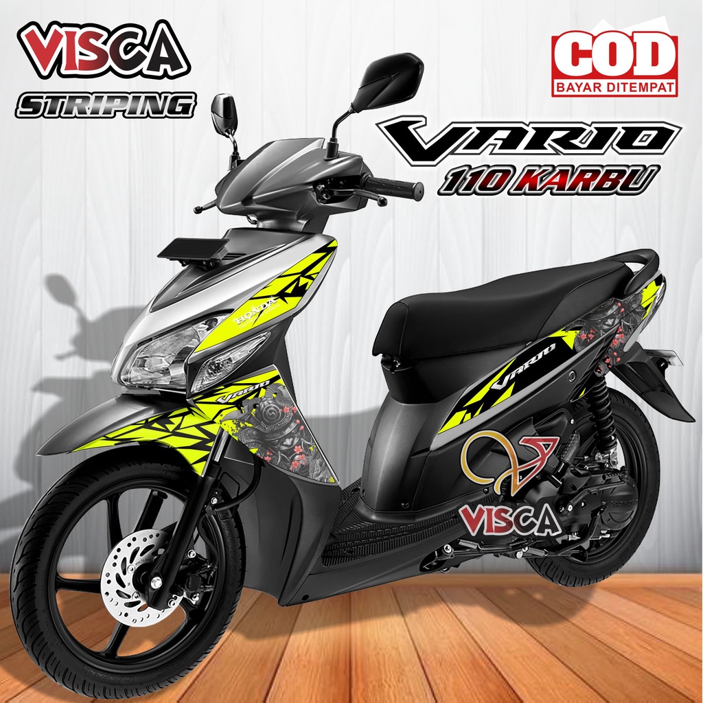 Striping Vario 110 Carbu Lama Striping Vario 110 Carbu Stiker Vario 110 karbu Lama Stiker motor Vari