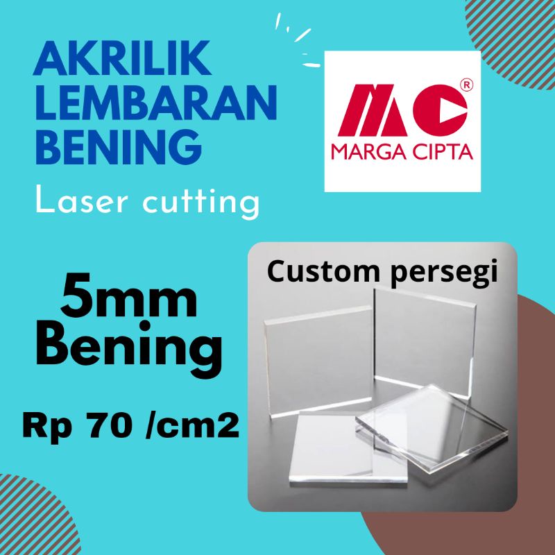 

akrilik lembaran 5mm bening