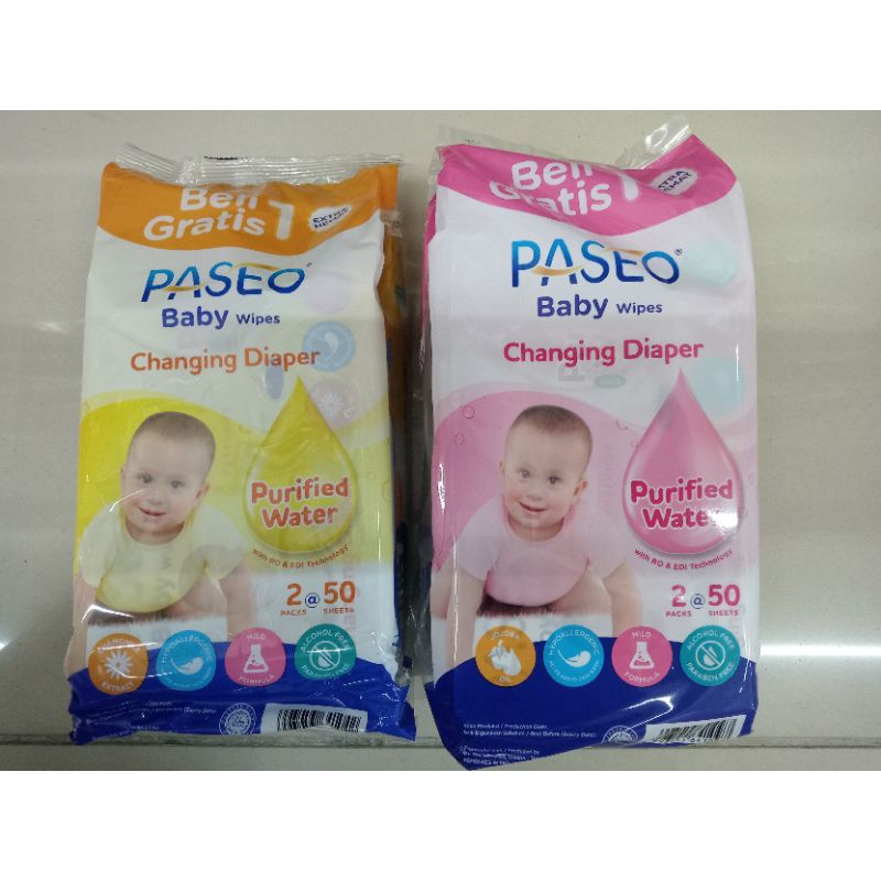 BELI 1 GRATIS 1 PASEO BABY WIPES